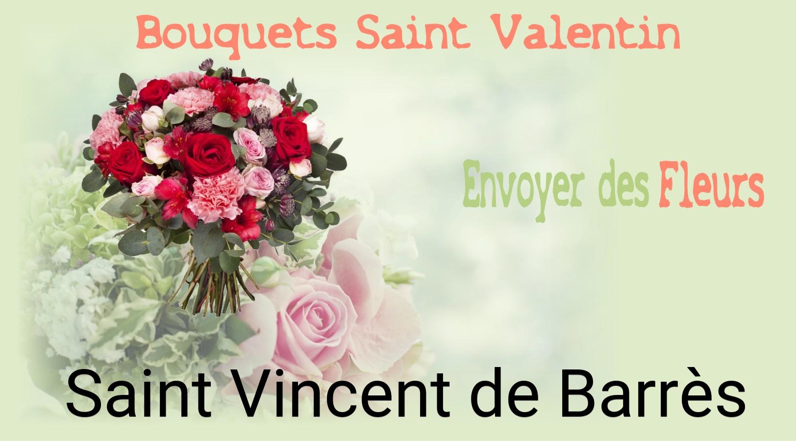 Roses de Saint-Valentin livrées à Saint-Vincent-de-Barrès